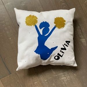 Olivia cheer pillow